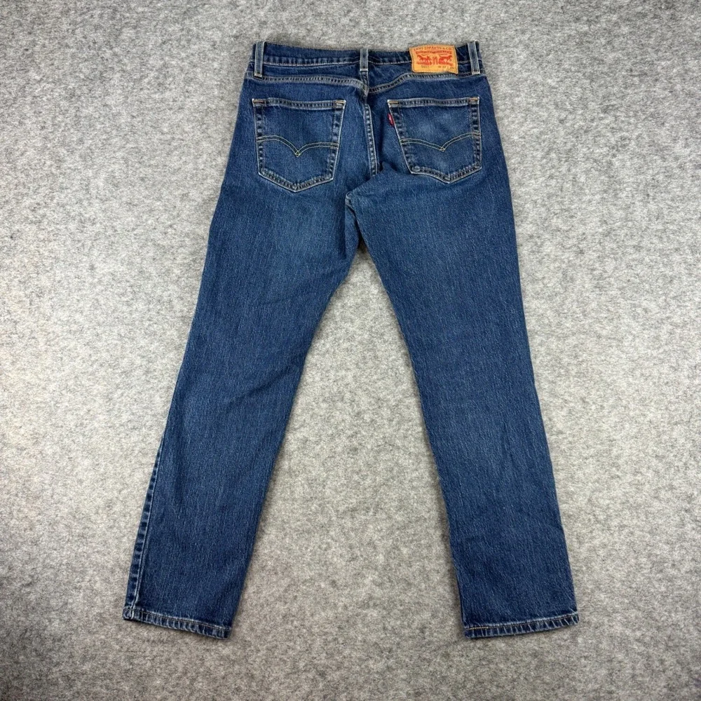 Levis 511 Slim Fit Mens Jeans W32 L29 Dark Wash Blue Denim Pants